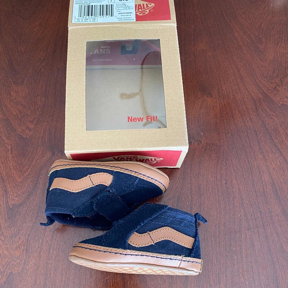 Vans sk8-hi crib shoes